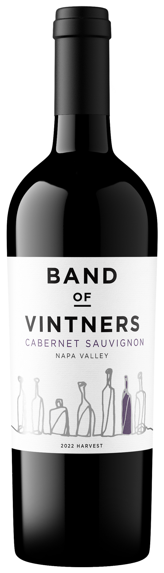 Band of Vintners Napa Valley Cabernet Sauvignon 2022  Front Bottle Shot