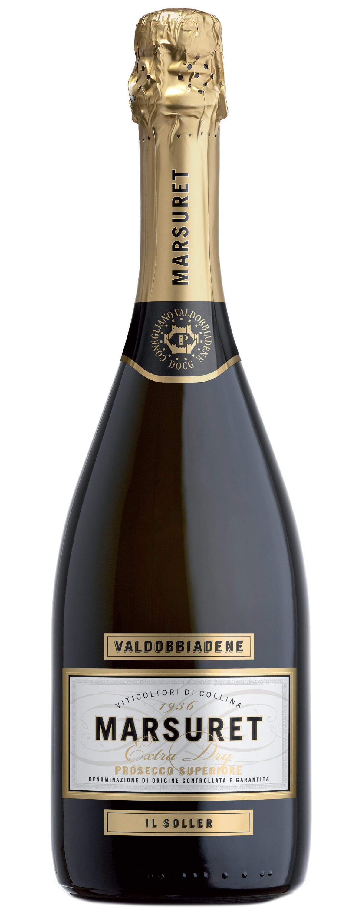 Azienda Agricola Marsuret Valdobbiadene Prosecco Superiore Il Soller  Front Bottle Shot
