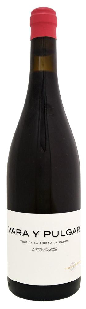 Vara y Pulgar by Alberto Orte Tintilla 2022  Front Bottle Shot