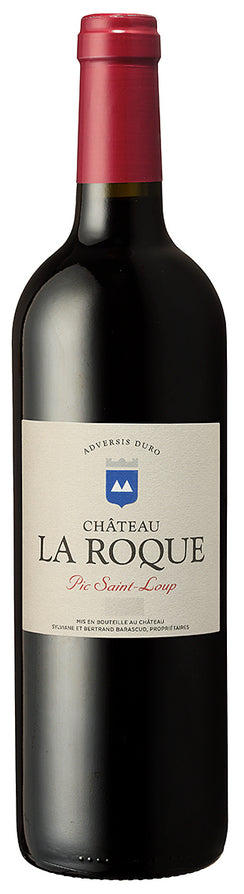 Chateau La Roque Pic Saint Loup 2022  Front Bottle Shot