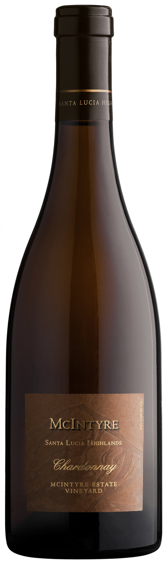 McIntyre Estate Chardonnay 2020  Front Bottle Shot