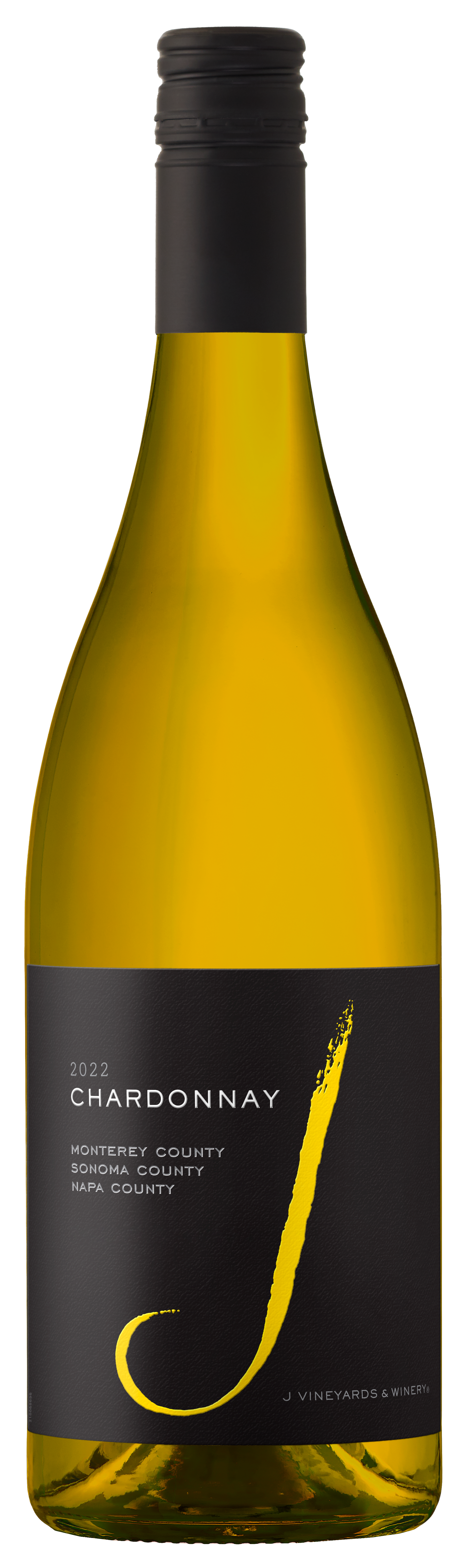 J Vineyards California Chardonnay 2022  Front Bottle Shot