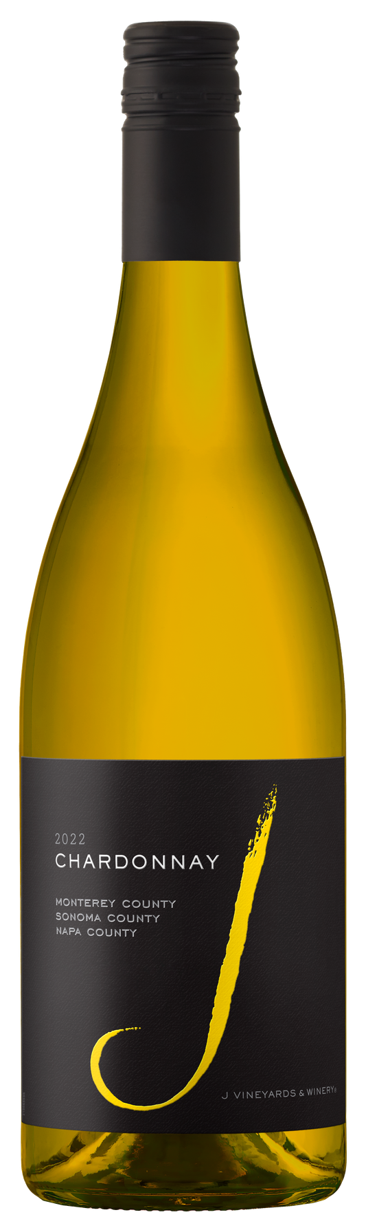 J Vineyards California Chardonnay 2022  Front Bottle Shot