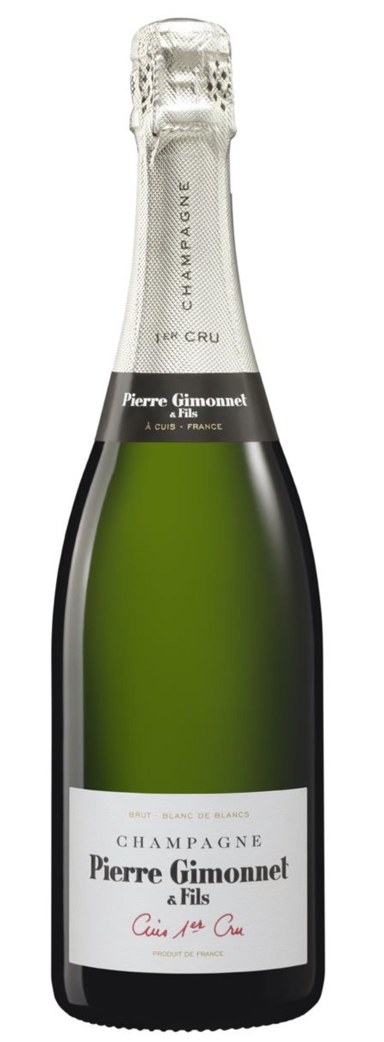 Pierre Gimonnet Blanc de Blancs Cuis Premier Cru  Front Bottle Shot