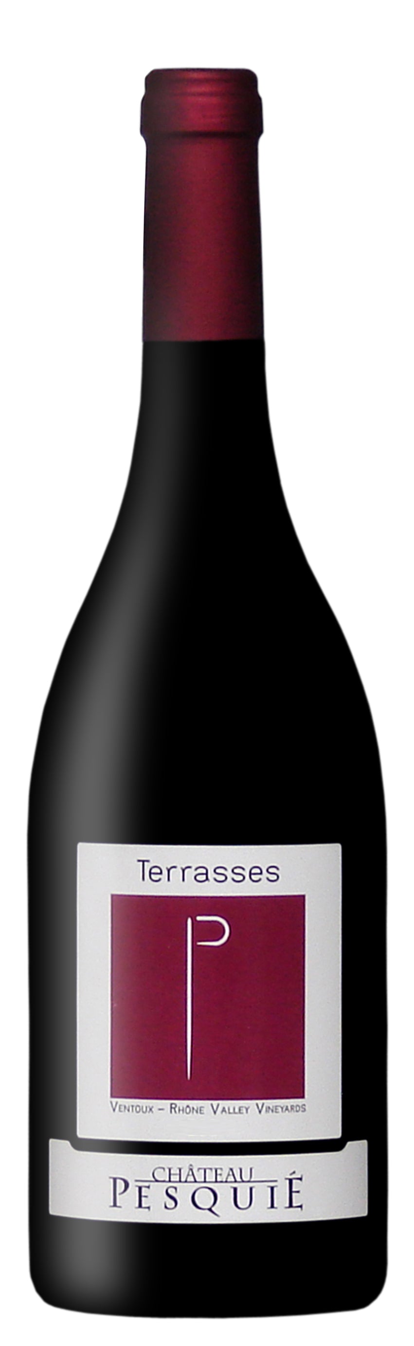 Chateau Pesquie Terrasses Rouge 2021  Front Bottle Shot