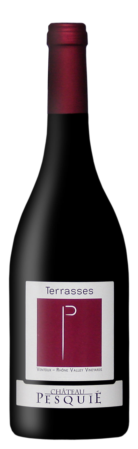 Chateau Pesquie Terrasses Rouge 2021  Front Bottle Shot