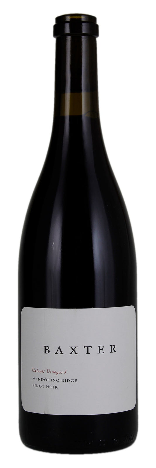 Baxter Valenti Pinot Noir 2019  Front Bottle Shot