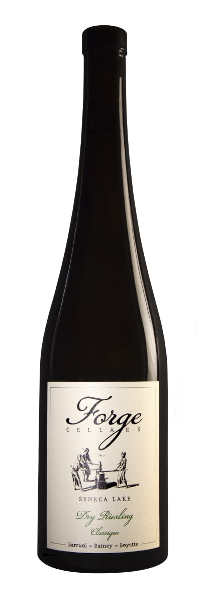 Forge Cellars Classique Dry Riesling 2022  Front Bottle Shot