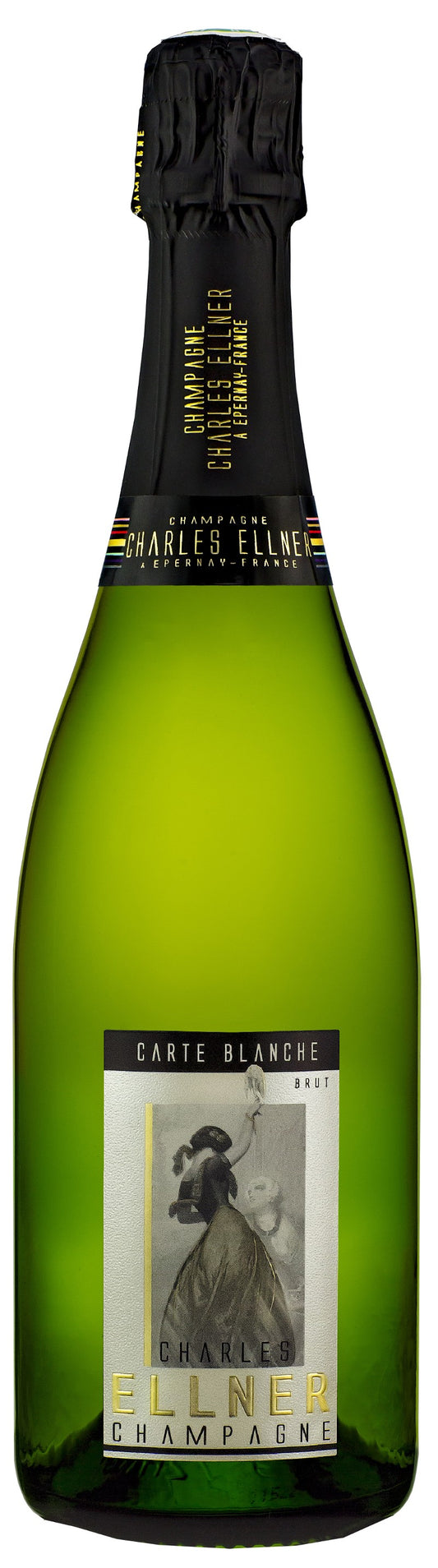 Charles Ellner Carte Blanche Brut Front Bottle Shot