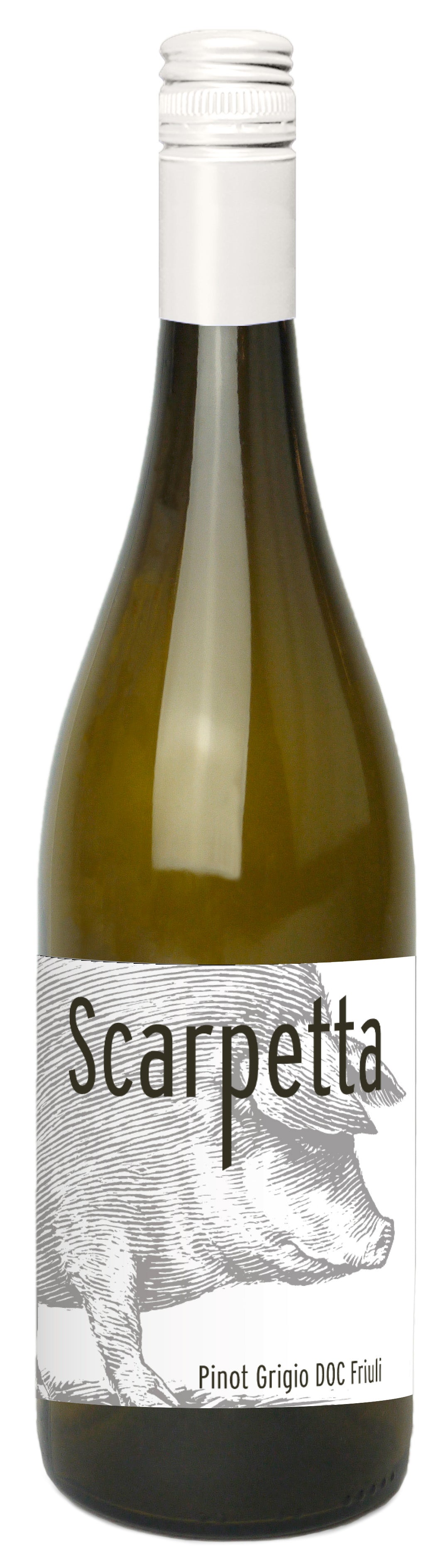Scarpetta Pinot Grigio 2023  Front Bottle Shot