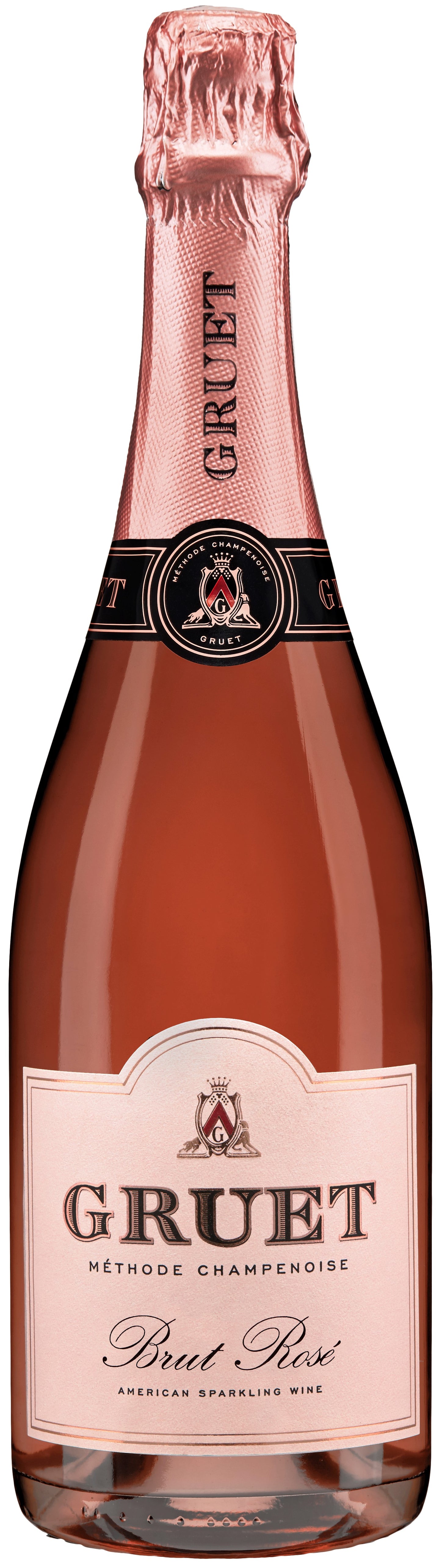 Gruet Brut Rose  Front Bottle Shot
