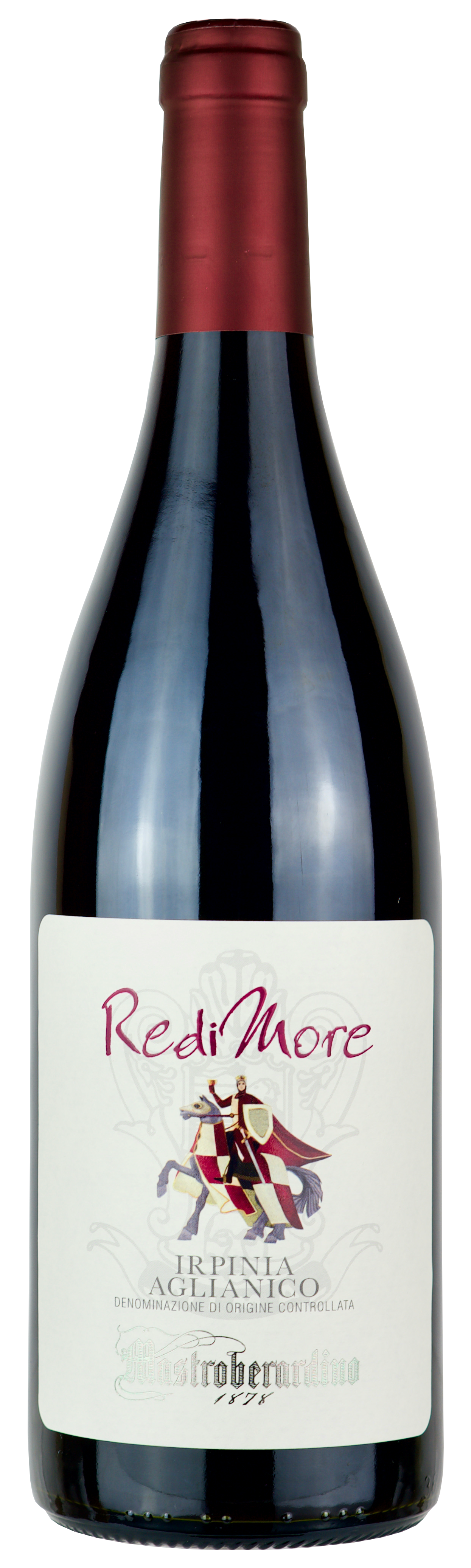 Mastroberardino Re di More Aglianico 2020  Front Bottle Shot