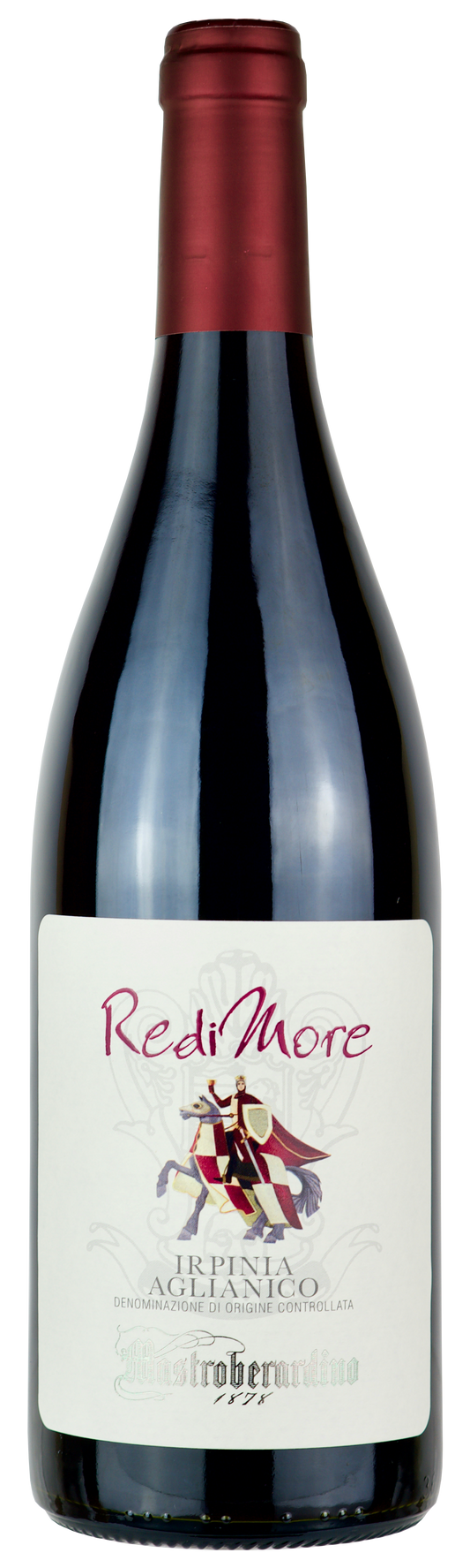 Mastroberardino Re di More Aglianico 2020  Front Bottle Shot