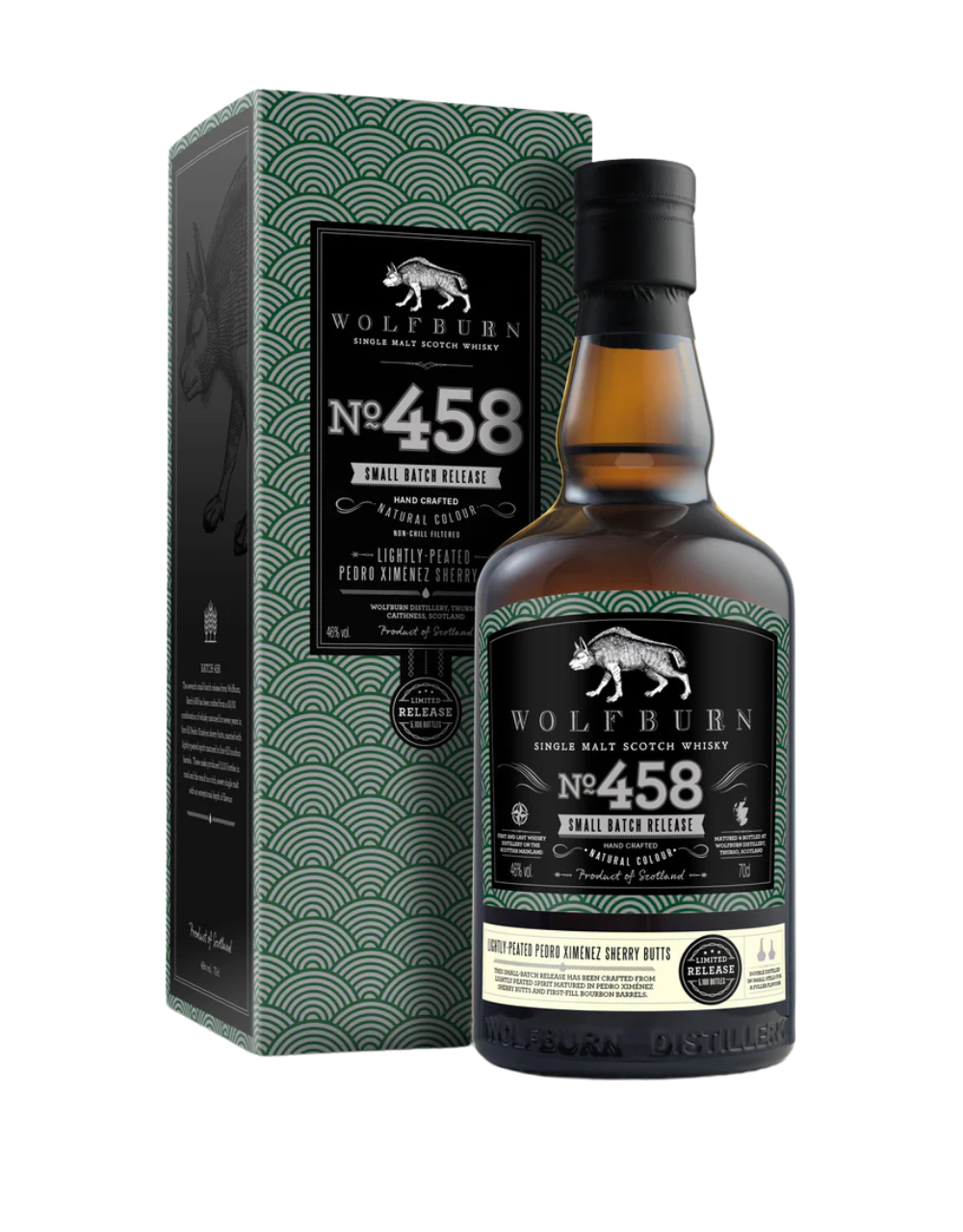 WOLFBURN SMALL BATCH NO. 458 SCOTCH WHISKY 700 ML