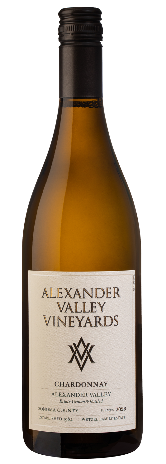 Alexander Valley Vineyards Estate Chardonnay 2023  Front Bottle Shot