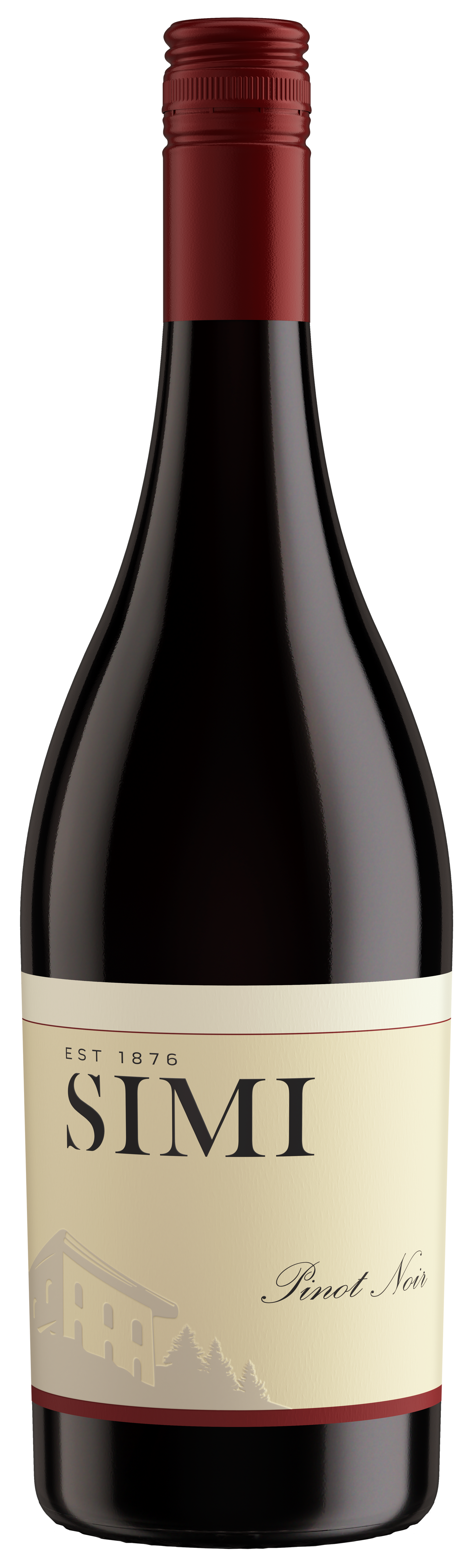 Simi California Pinot Noir 2023  Front Bottle Shot