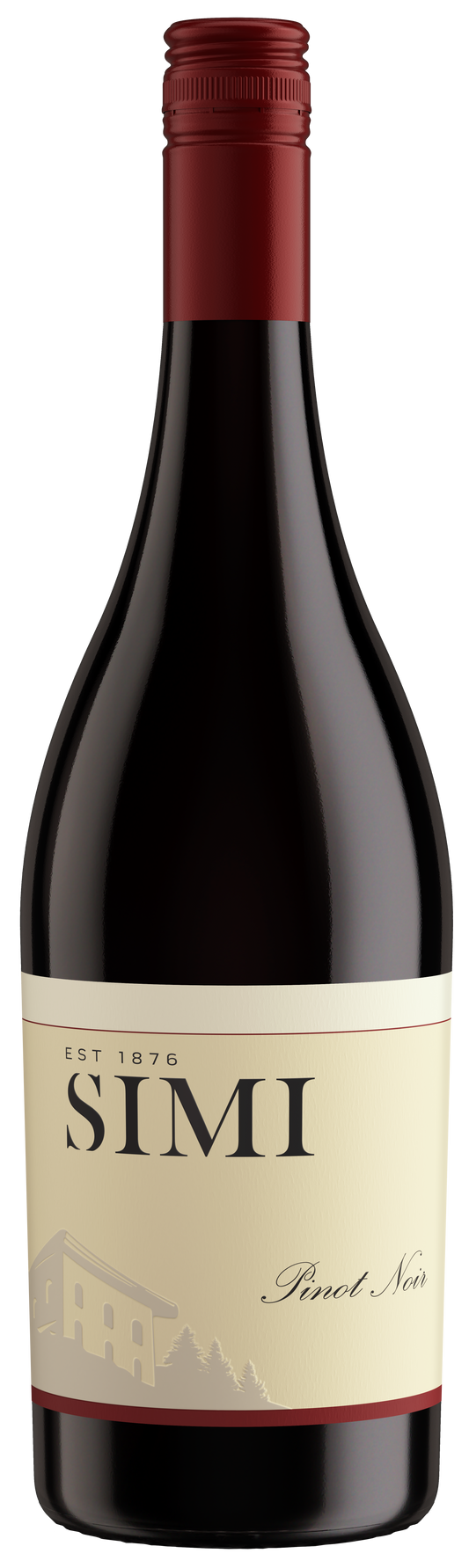 Simi California Pinot Noir 2023  Front Bottle Shot