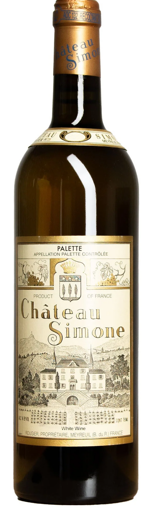 Chateau Simone Palette Blanc 2021  Front Bottle Shot