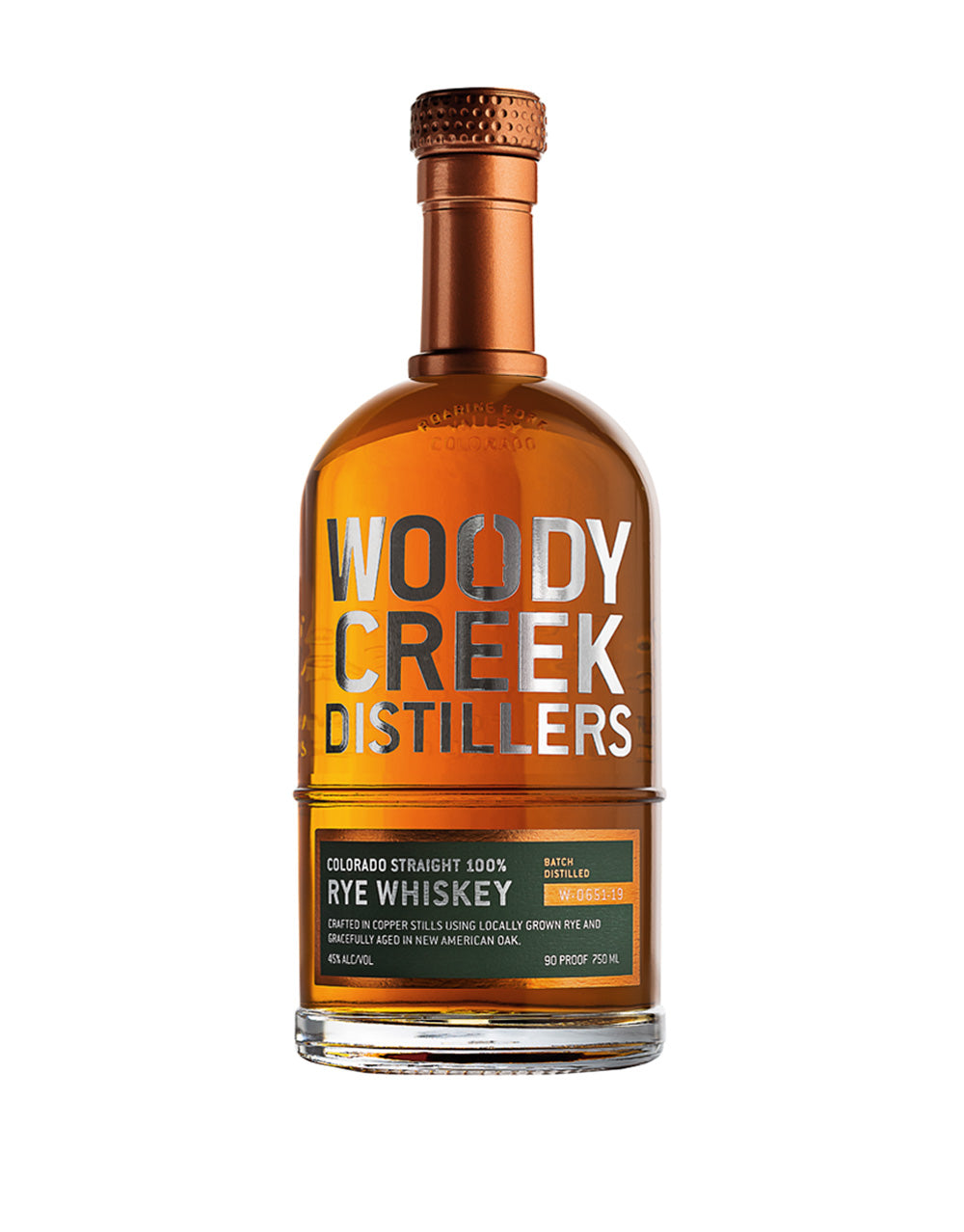 WOODY CREEK DISTILLERS RYE 750 ML