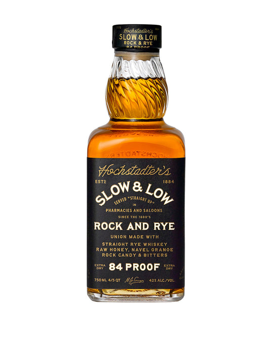 HOCHSTADTER'S SLOW & LOW ROCK AND RYE 84 PROOF 750 ML