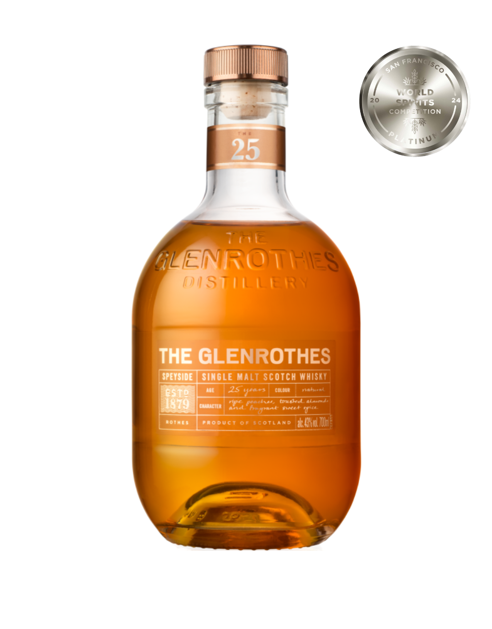 THE GLENROTHES 25 YEARS OLD SCOTCH WHISKY 2023 RELEASE 700 ML