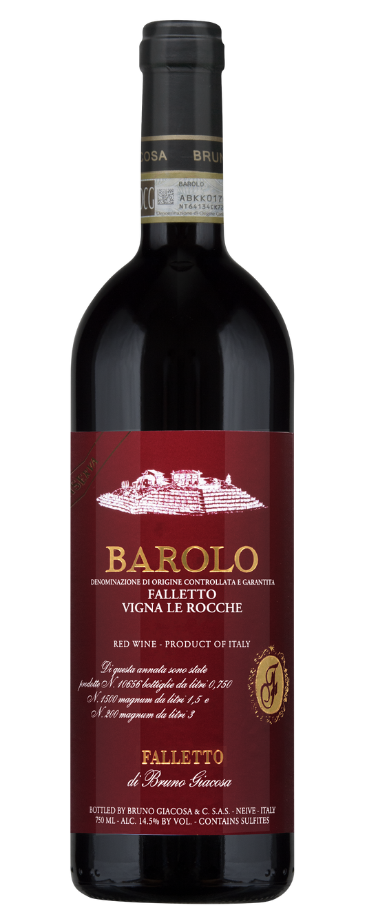 Bruno Giacosa Barolo Le Rocche del Falletto Riserva 2017  Front Bottle Shot