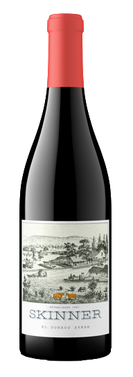 Skinner El Dorado Syrah 2019  Front Bottle Shot