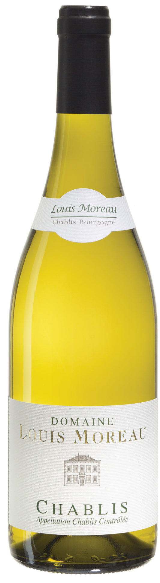 Domaine Louis Moreau Chablis 2022  Front Bottle Shot