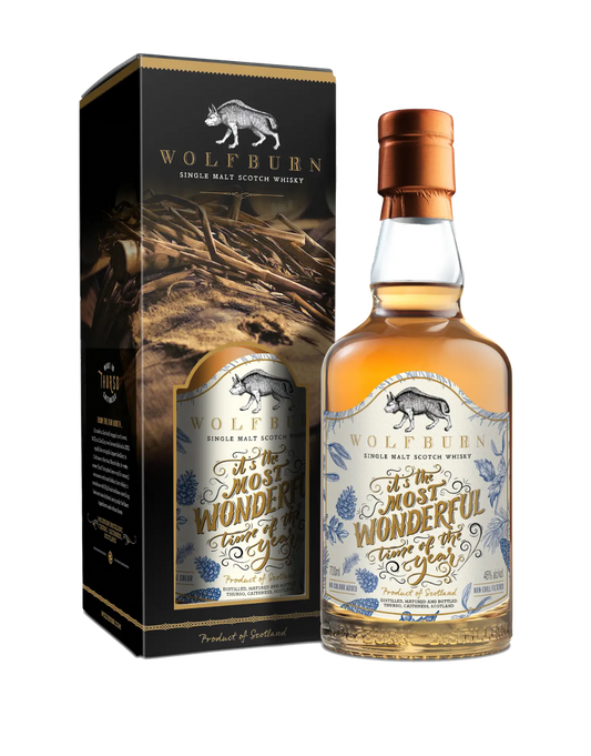 WOLFBURN 'IT'S THE MOST WONDERFUL TIME OF THE YEAR' SINGLE MALT SCOTCH 700 ML