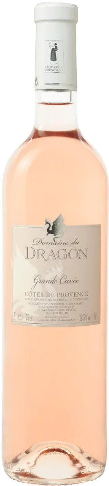 Domaine du Dragon Cotes de Provence Grande Cuvee Rose 2024  Front Bottle Shot