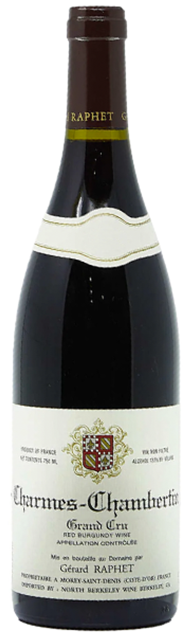 Domaine Gerard Raphet Charmes-Chambertin Grand Cru 2023  Front Bottle Shot