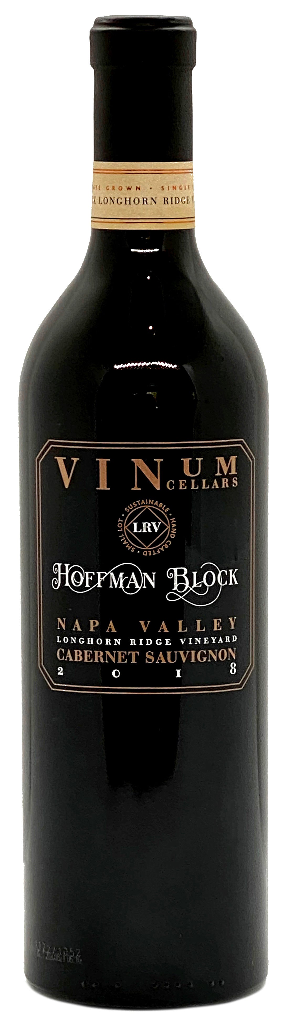 Vinum Cellars Napa Valley Cabernet Sauvignon 2018  Front Bottle Shot
