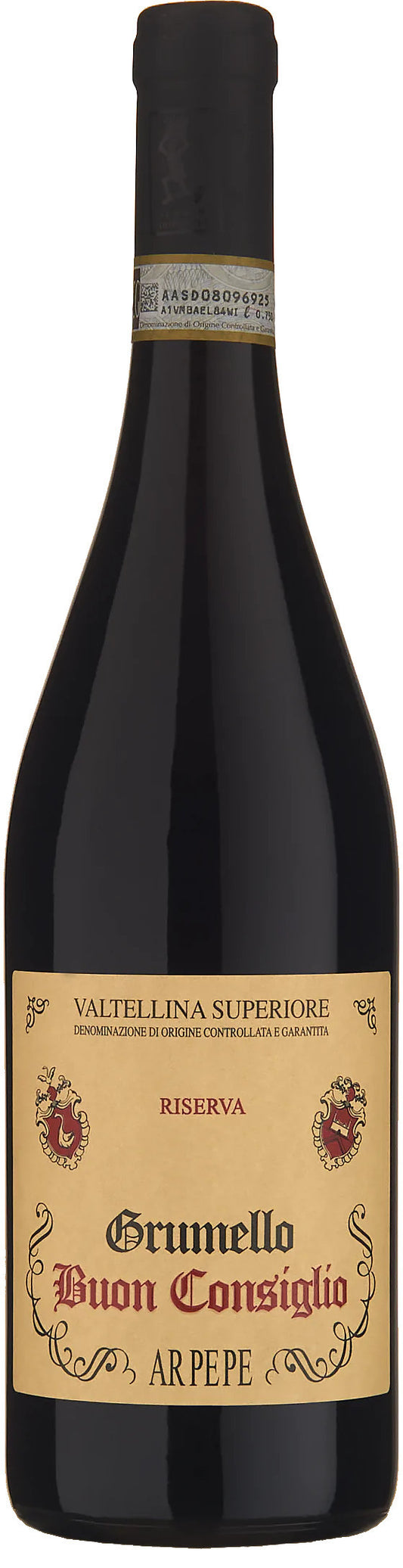 Ar. Pe. Pe. Valtellina Superiore Grumello Buon Consiglio Riserva 2007  Front Bottle Shot