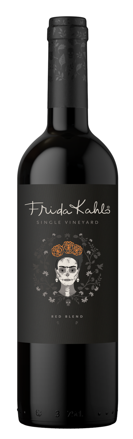 Frida Kahlo Red Blend 2019  Front Bottle Shot
