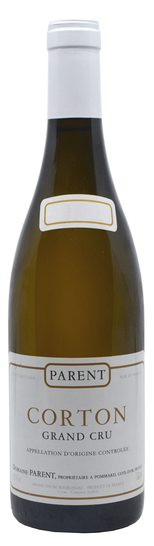 Domaine Parent Corton Grand Cru Blanc 2022  Front Bottle Shot