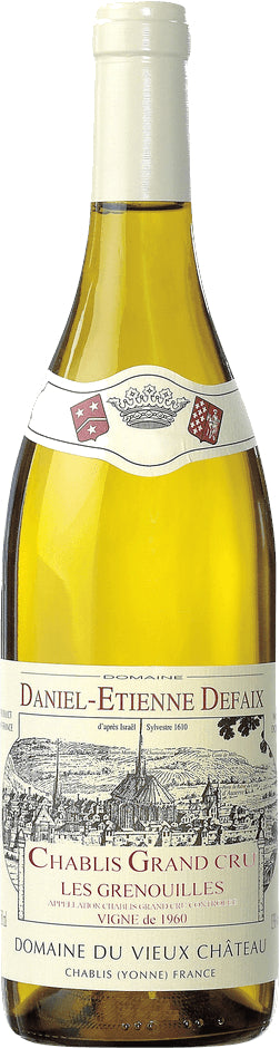 Daniel-Etienne Defaix Chablis Grenouilles Grand Cru 2011  Front Bottle Shot