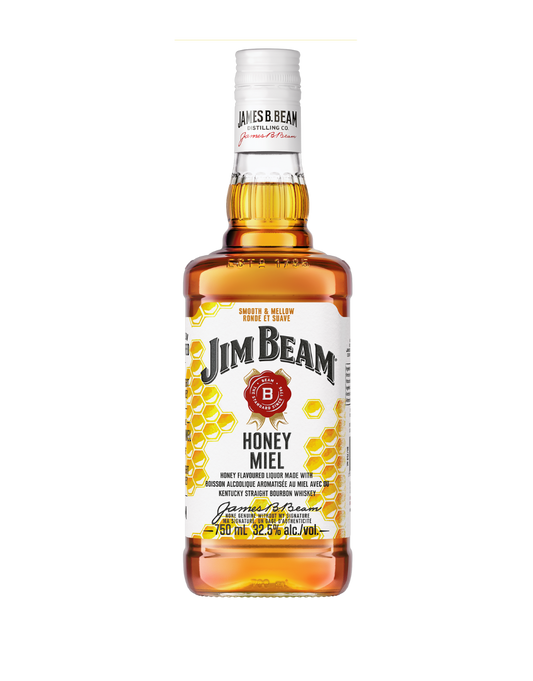 JIM BEAM HONEY BOURBON WHISKEY 750 ML