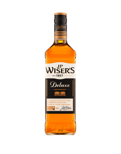J.P. WISER'S DELUXE CANADIAN WHISKY 750 ML