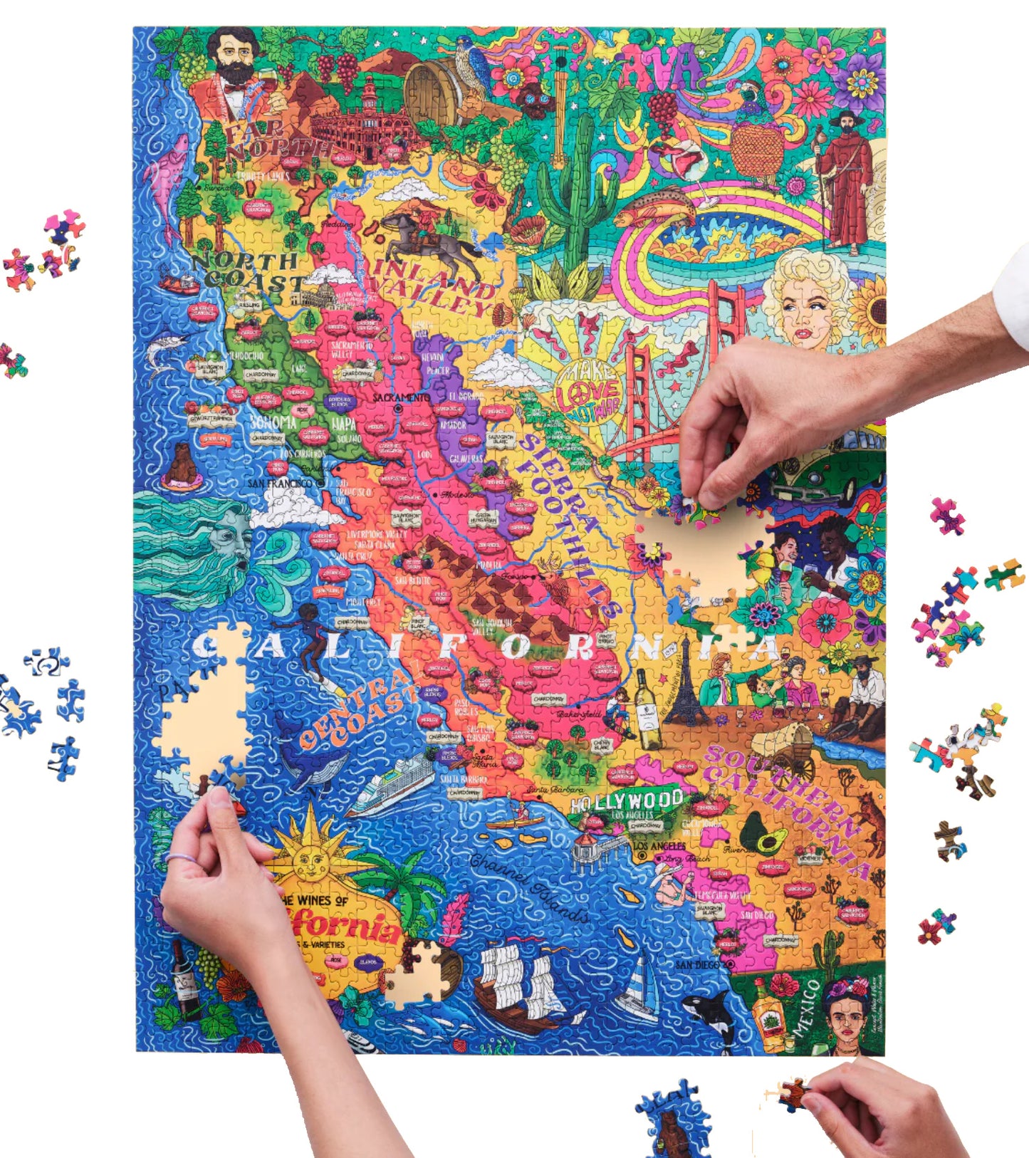 Wine Puzzle - California