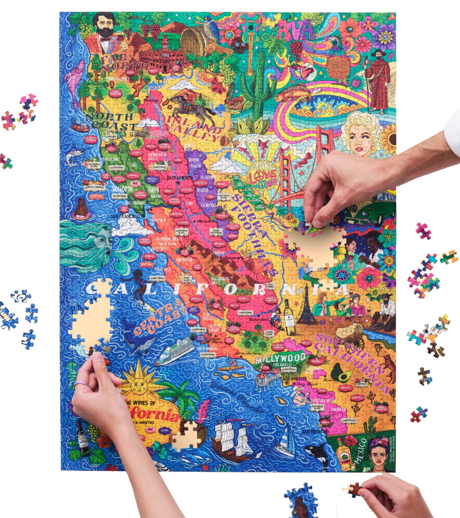 Wine Puzzle - California