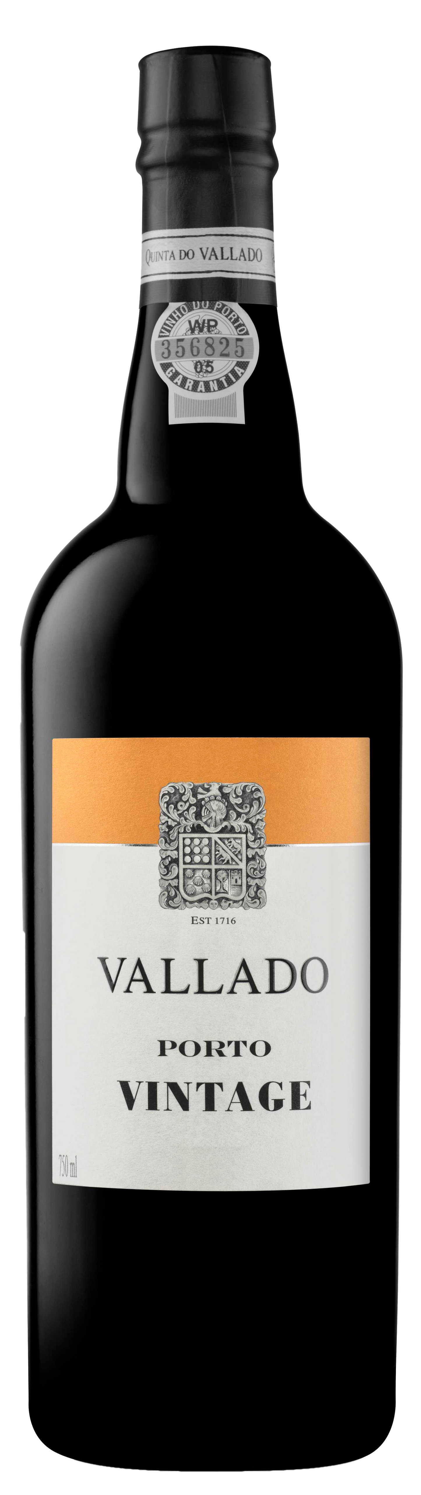 Quinta do Vallado Vintage Port 2020  Front Bottle Shot