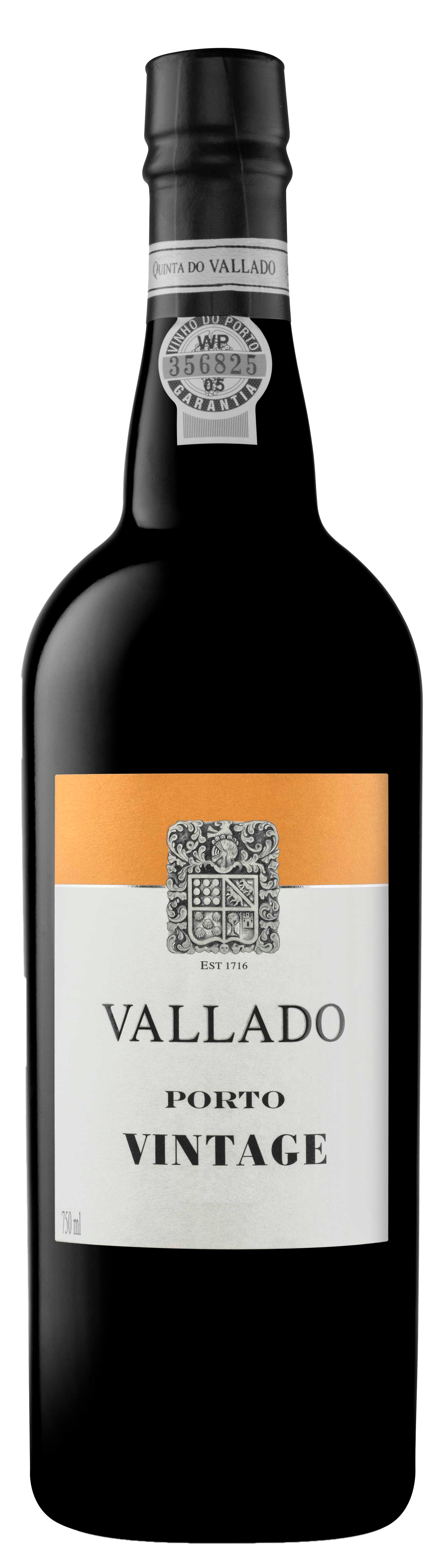 Quinta do Vallado Vintage Port 2020  Front Bottle Shot