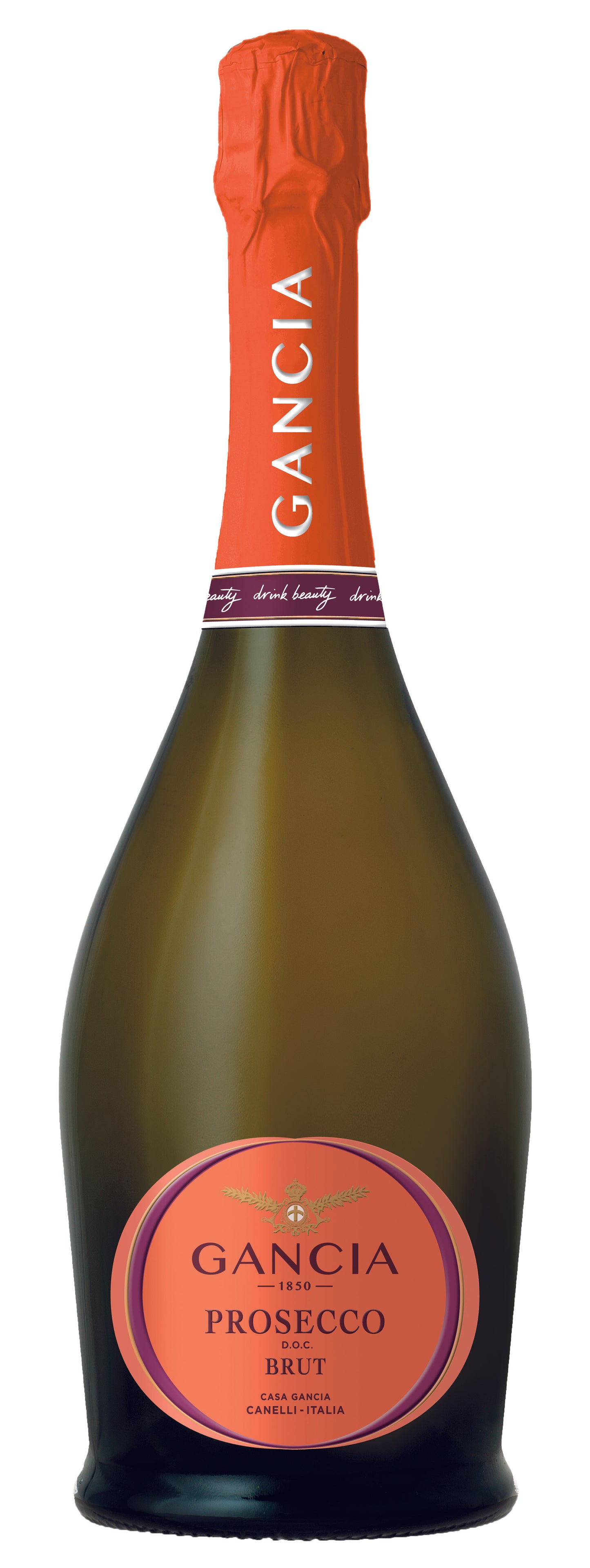 Gancia Prosecco Front Bottle Shot