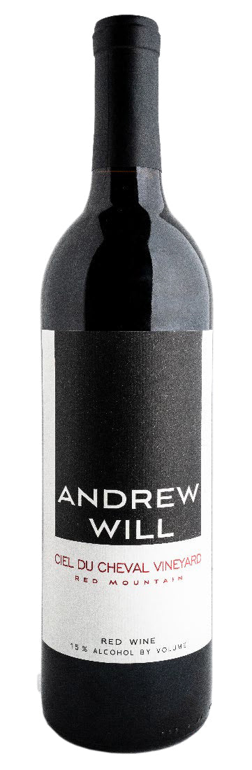 Andrew Will Winery Ciel du Cheval 2019  Front Bottle Shot