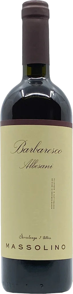Massolino Albesani Barbaresco 2020  Front Bottle Shot