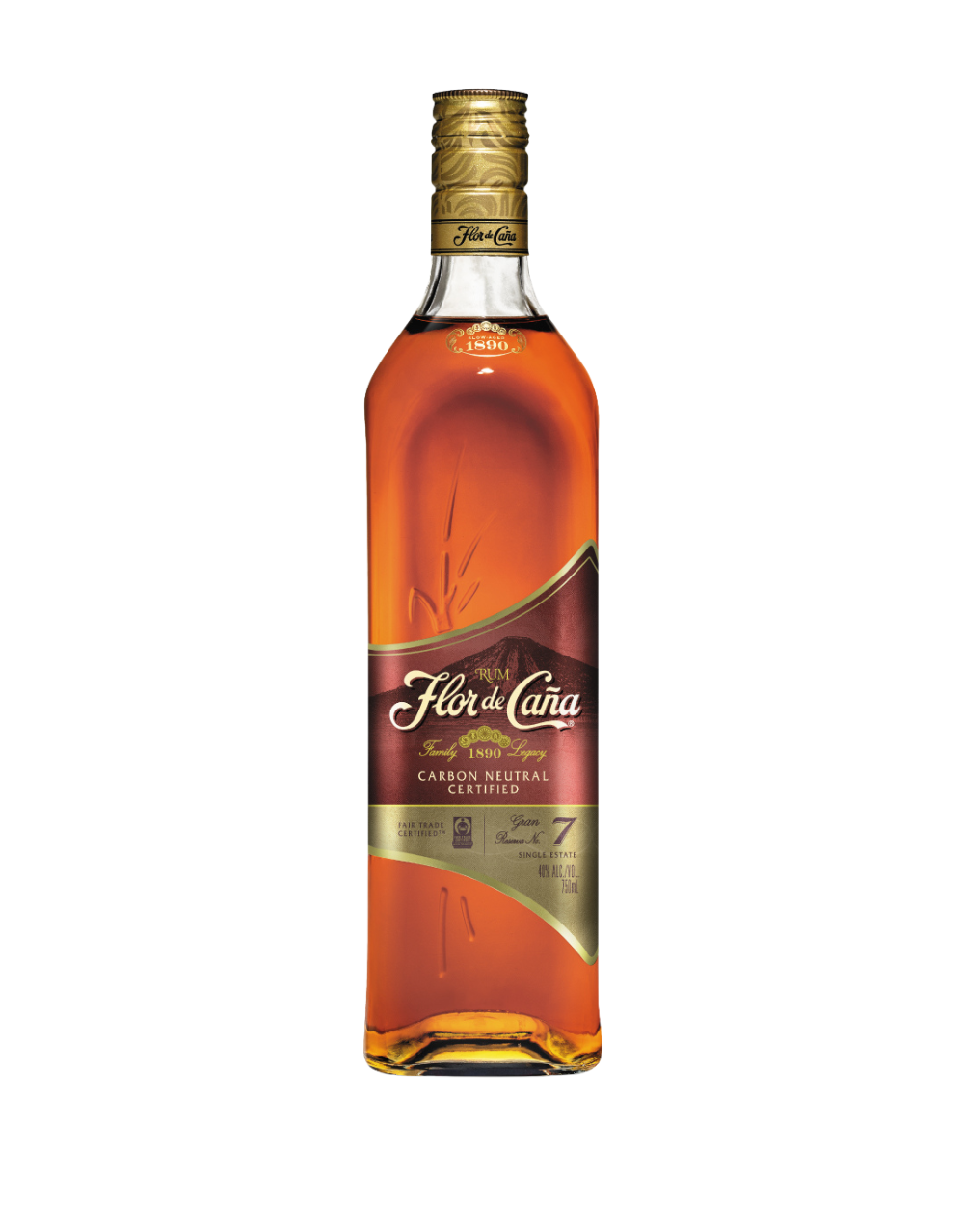 FLOR DE CAÑA GRAN RESERVA 7 YEAR RUM 750 ML