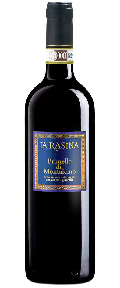 La Rasina Brunello di Montalcino 2019  Front Bottle Shot