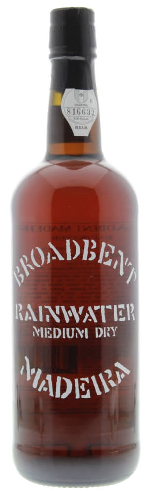 Broadbent Rainwater Medium Dry Madeira  Front Bottle Shot