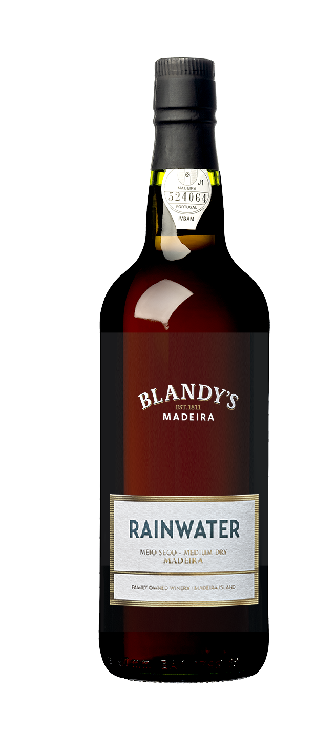 Blandy's Rainwater Medium Dry Madeira  Front Bottle Shot