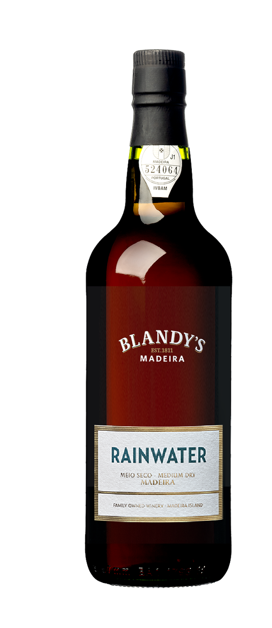 Blandy's Rainwater Medium Dry Madeira  Front Bottle Shot